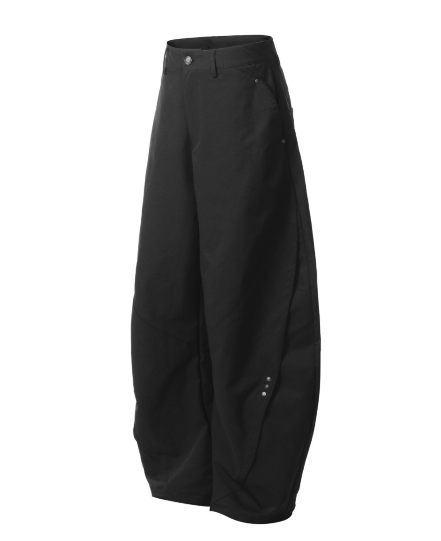Curved Seam Barrel Wide Pants