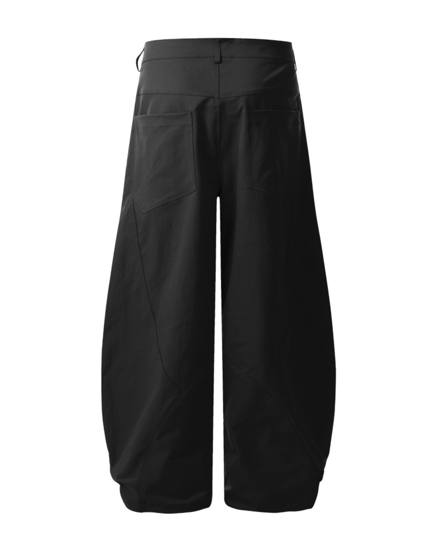 Curved Seam Barrel Wide Pants