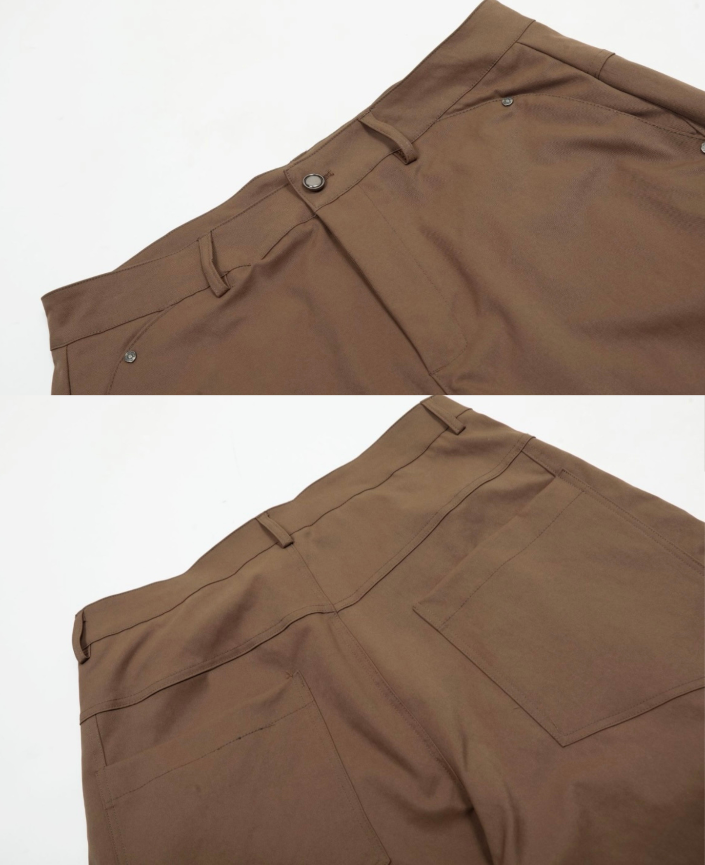 Curved Seam Barrel Wide Pants