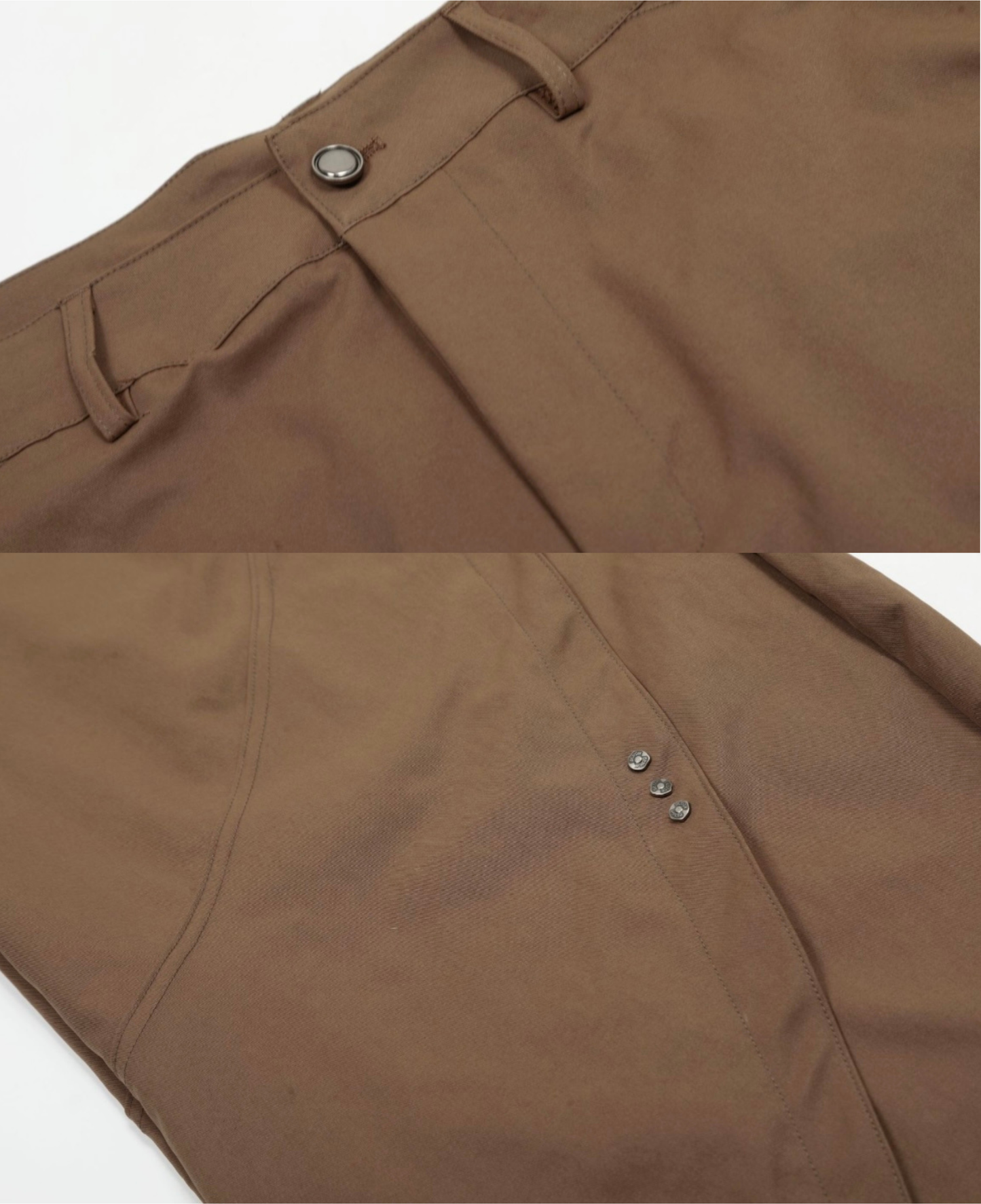 Curved Seam Barrel Wide Pants
