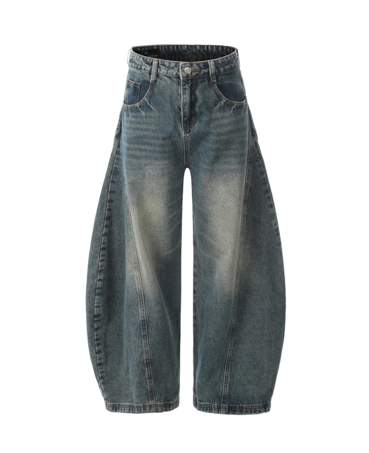 Vintage Barrel Wide Denim Pants