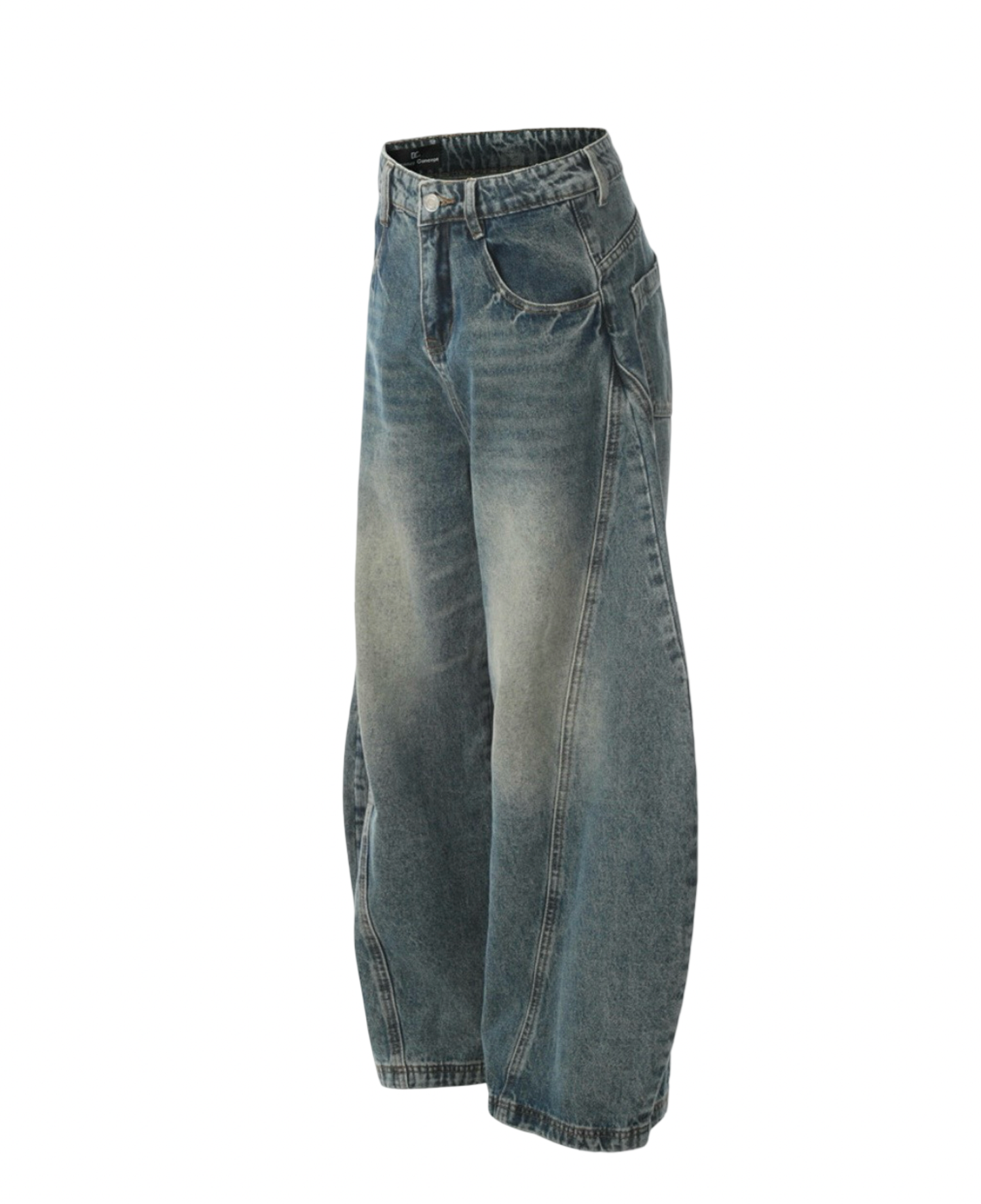 Vintage Barrel Wide Denim Pants