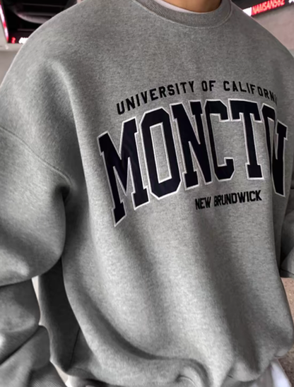 Vintage-Like College Logo Sweatshirt