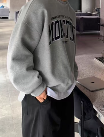 Vintage-Like College Logo Sweatshirt
