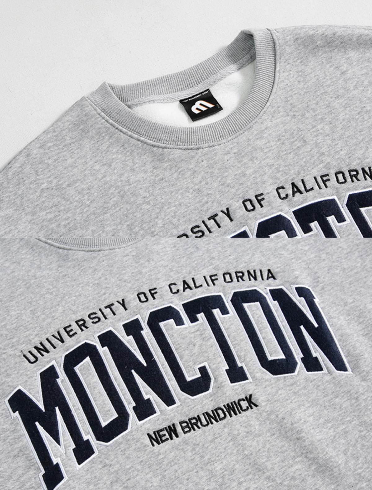 Vintage-Like College Logo Sweatshirt