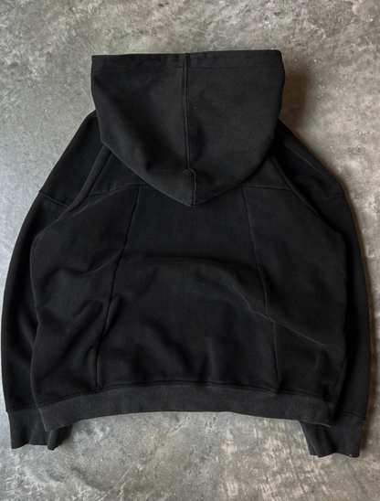 Washed Gothic Arch Logo Zip Hoodie