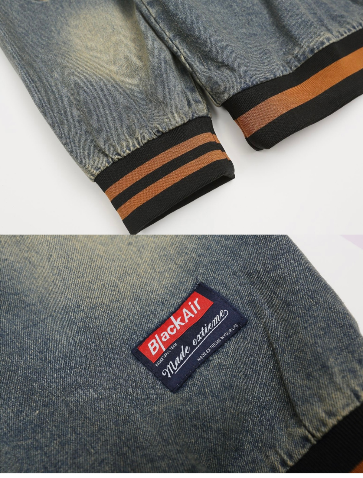 Washed Denim V-Neck Game Shirt